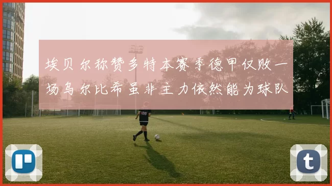 埃贝尔称赞多特本赛季德甲仅败一场乌尔比希虽非主力依然能为球队贡献力量