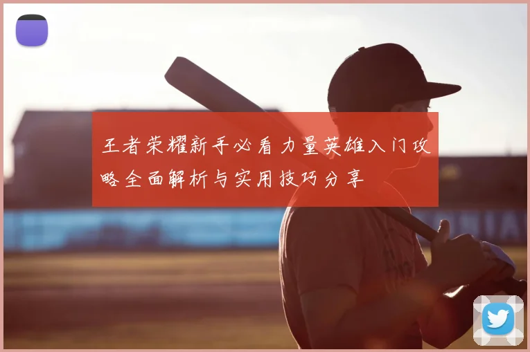 王者荣耀新手必看力量英雄入门攻略全面解析与实用技巧分享