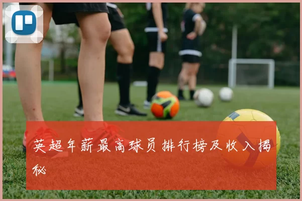 英超年薪最高球员排行榜及收入揭秘